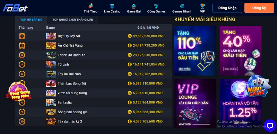 Chương trình VIP JUN888